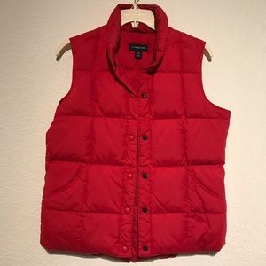 MARTY MCFLY Lands’ End red puffer quilted vest